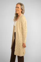 Long Open Front Cardigan