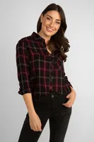 Long Sleeve Plaid Shirt