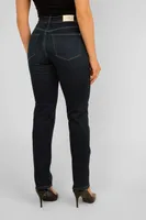 Mavi Paris Slim Straight Leg Jeans - Deep Brushed Indigo Shape