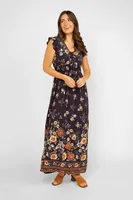 Floral Printed Maxi Dress