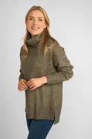 Turtleneck Knit Sweater