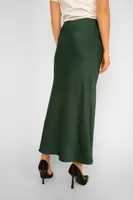 Satin Midi Skirt