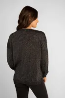 Lurex V- Neck Sweater