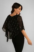 Chiffon Overlay Blouse