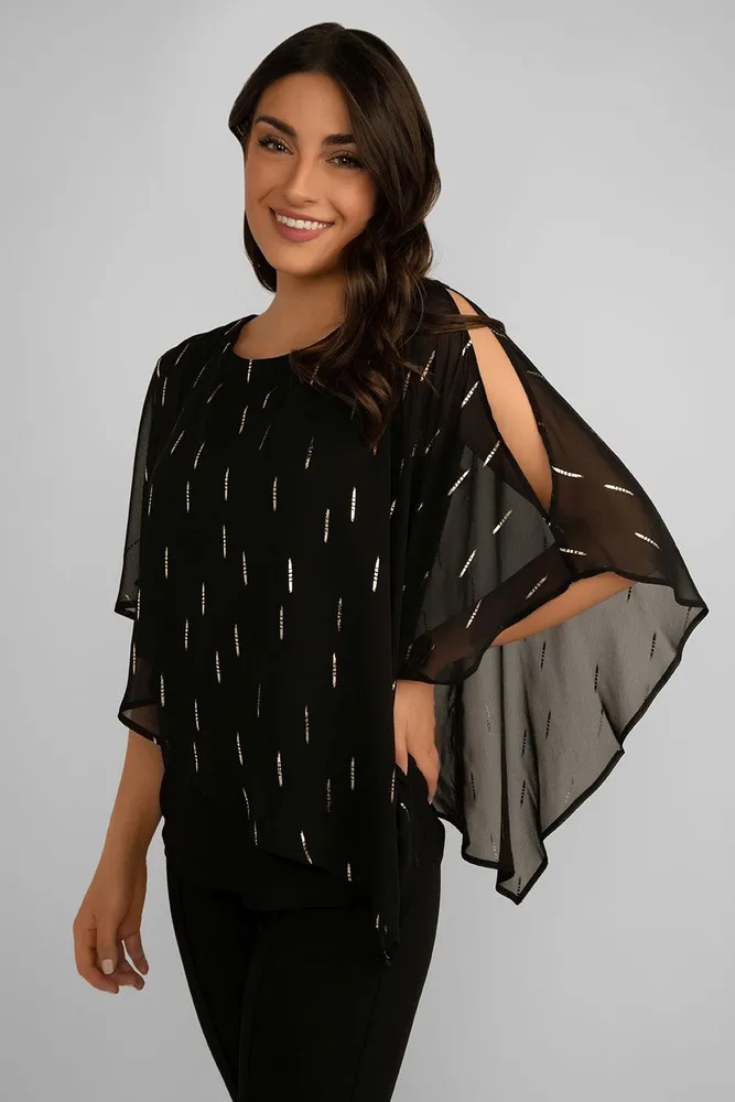 Chiffon Overlay Blouse