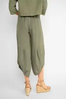 Wide Leg Linen Capris