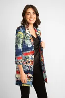 Printed Blazer