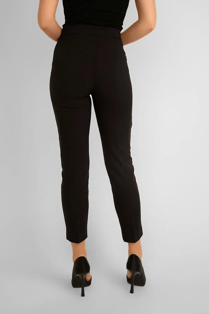 High Rise Slim Trousers