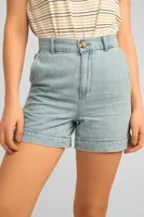 Chambray Shorts