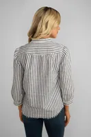 Striped Linen Top