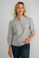 Striped Linen Top