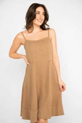 Sleeveless Tencel Dress