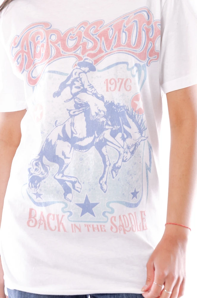 Unisex Aerosmith Saddle Rider Tee