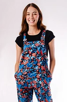 Blue Mushroom Overalls