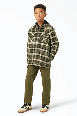 Boys Flannel Shirt Jacket