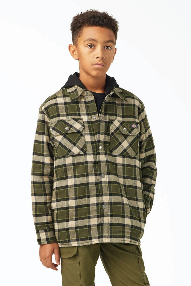 Boys Flannel Shirt Jacket