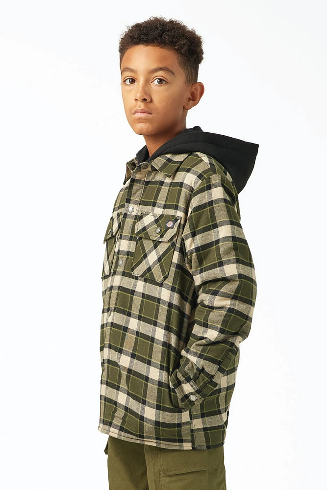 Boys Flannel Shirt Jacket