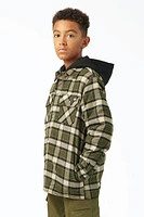 Boys Flannel Shirt Jacket