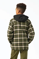 Boys Flannel Shirt Jacket