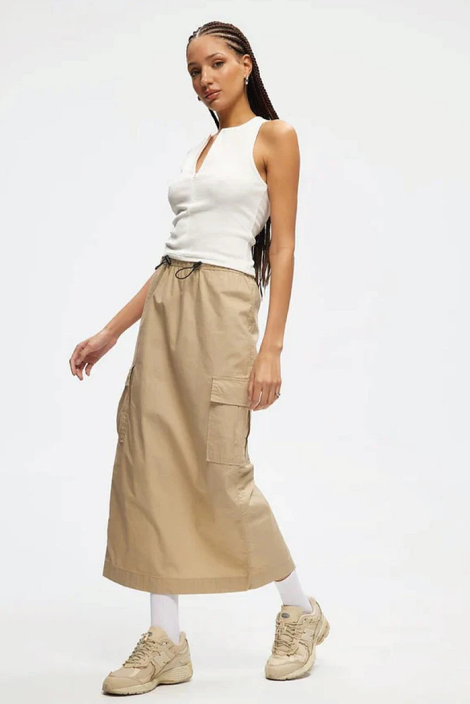 Cargo Twill Skirt