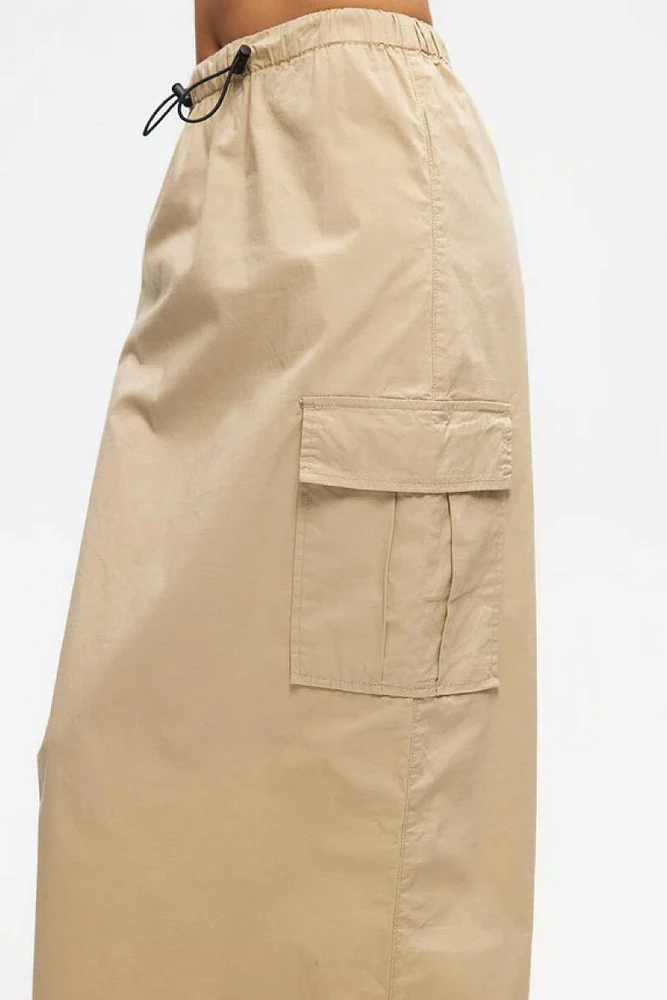 Cargo Twill Skirt