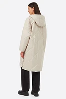 Cloud Shell Quilted Hooded Jacket