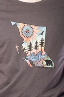 Colourful BC Map Tee