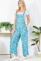 Daisy Flower Corduroy Overalls