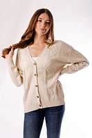 Diamond Knit Cardi