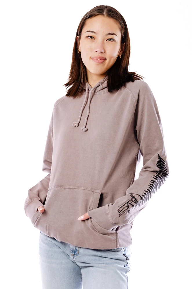 Unisex Fern Mushroom Sleeve Hoodie