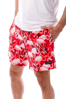 Flamingo Fire Swim Shorts