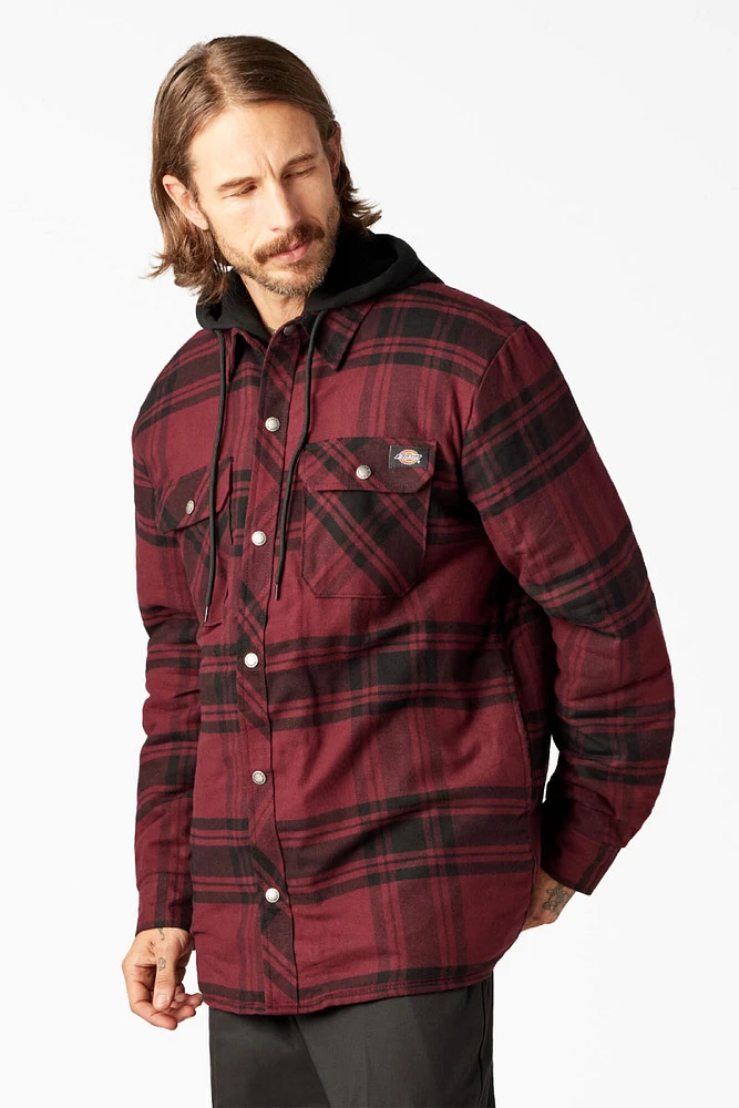 Flannel Hooded Jacket