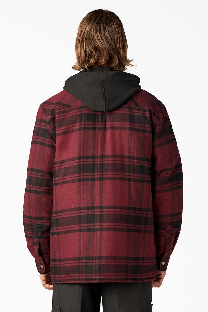 Flannel Hooded Jacket