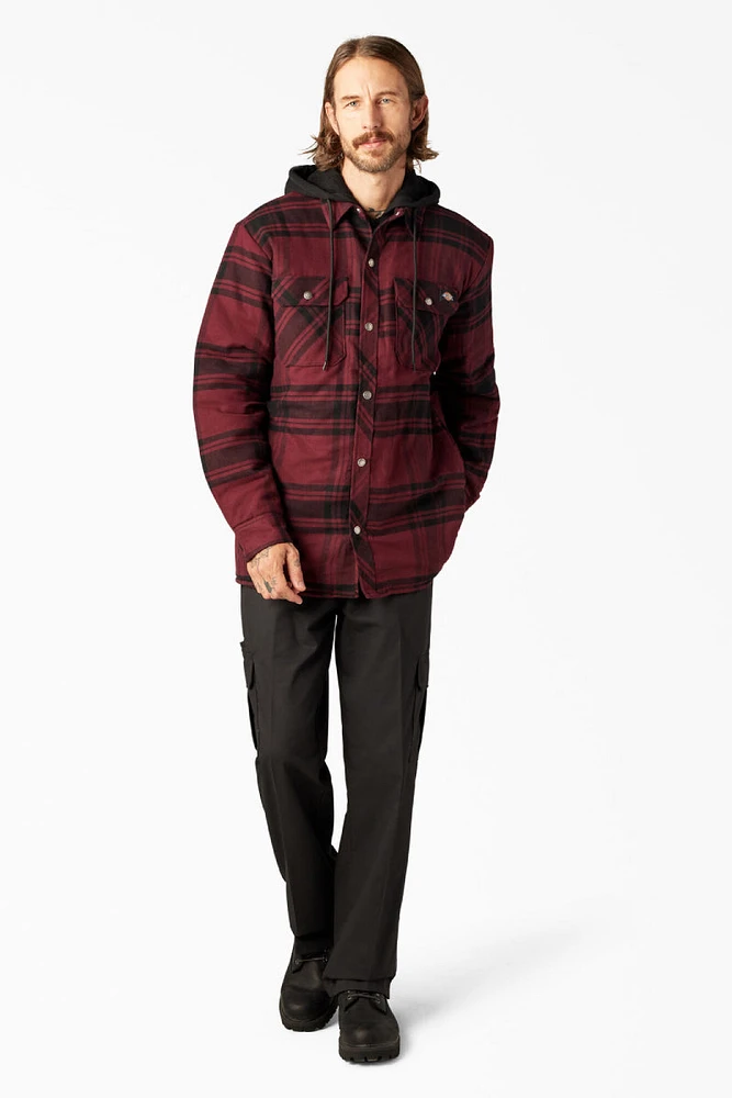 Flannel Hooded Jacket