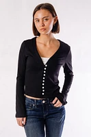 Flared Cuff Long Sleeve Shirt