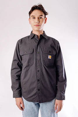 Fleece Lined Shirt Jacket