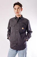 Fleece Lined Shirt Jacket