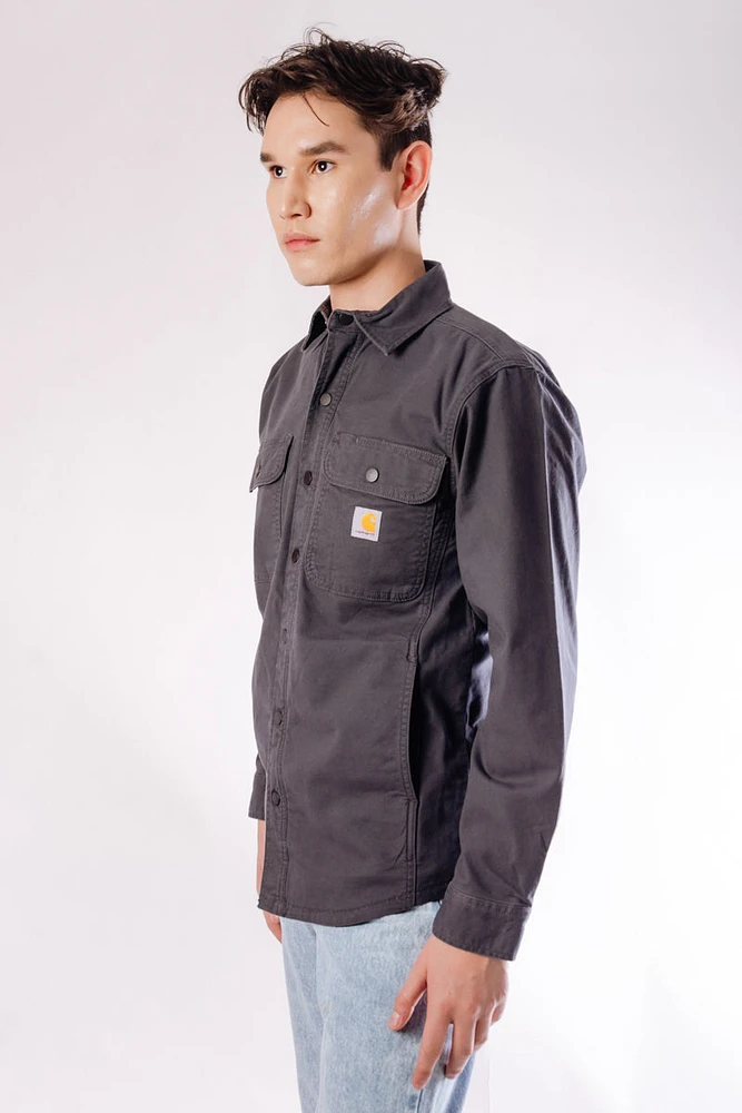 Fleece Lined Shirt Jacket