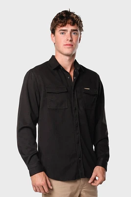 Flex Button Up Shirt