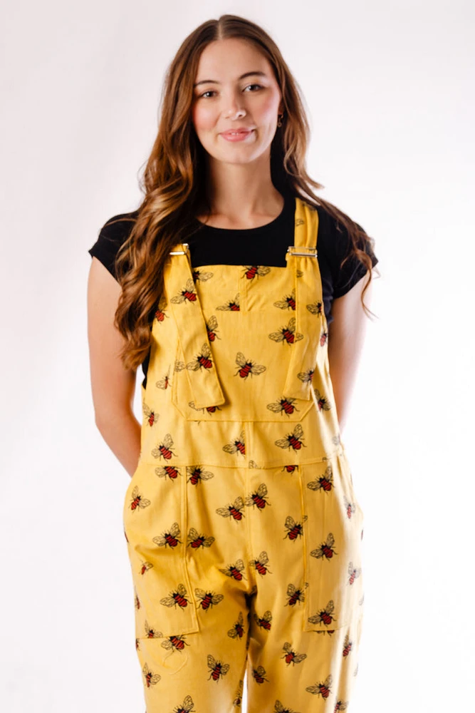 Golden Bees Overalls