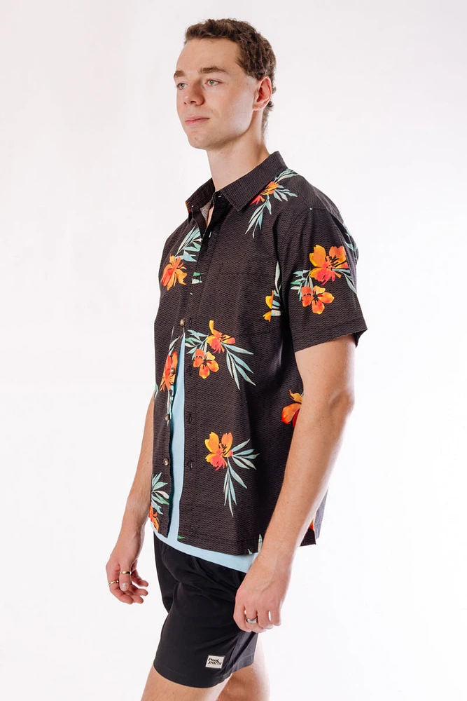 Hibiscus Vibes Short Sleeve Shirt