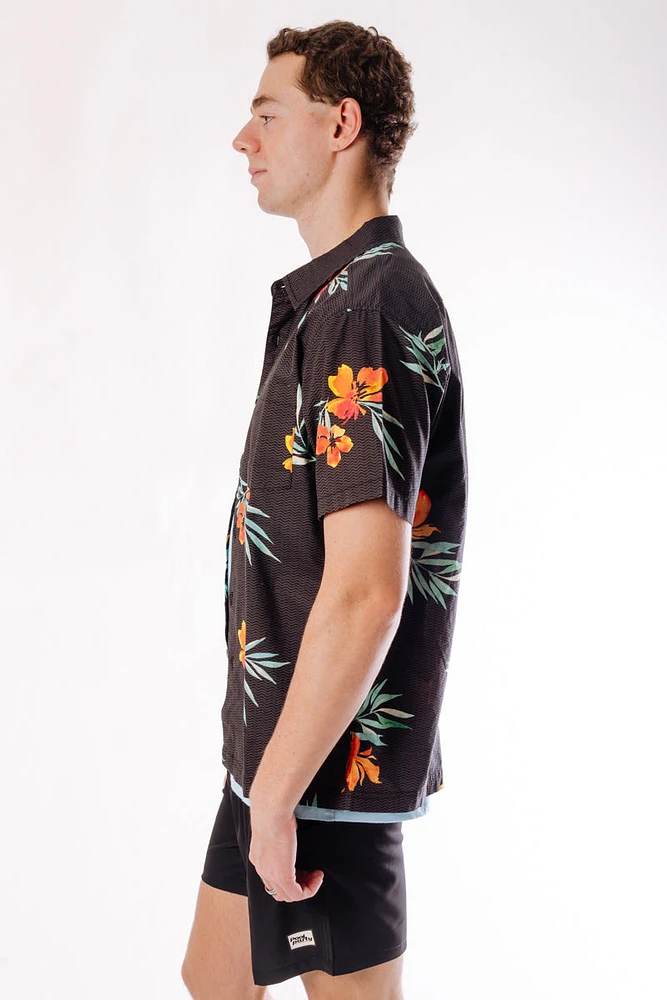 Hibiscus Vibes Short Sleeve Shirt