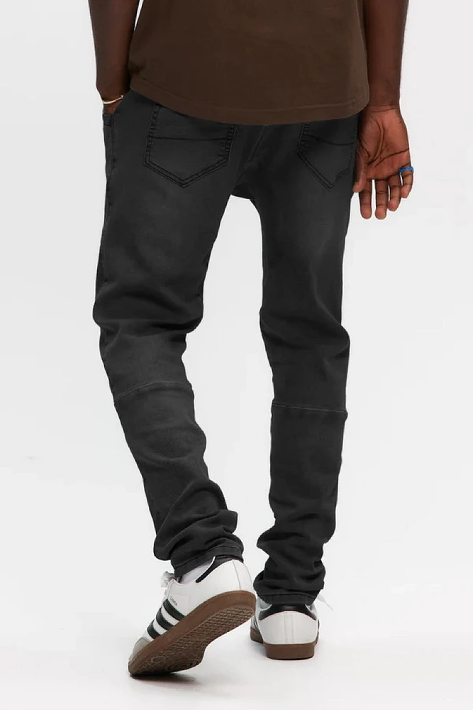 Knit Denim Joggers