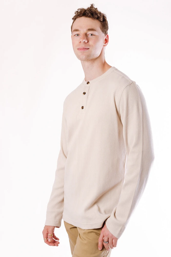 Long Sleeve Thermal Henley