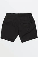 Lido Solid Elastic Waist Trunks