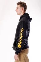 Loose Fit Midweight Graphic Hoodie