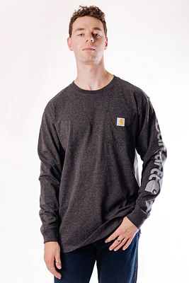 Loose Fit Heavyweight Graphic Long Sleeve