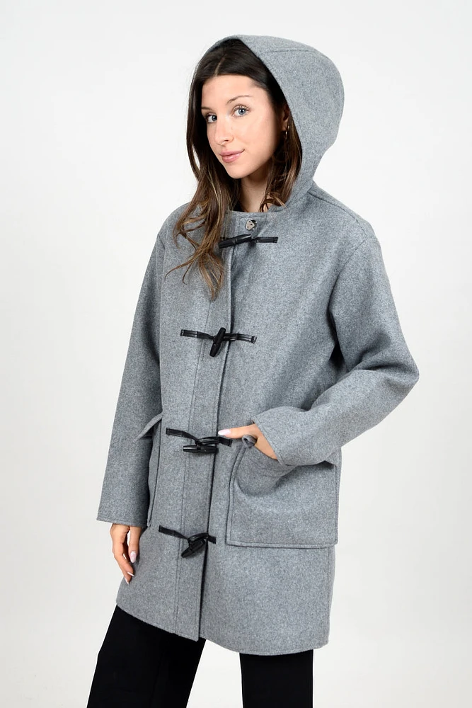 Lulu Melton Duffle Coat