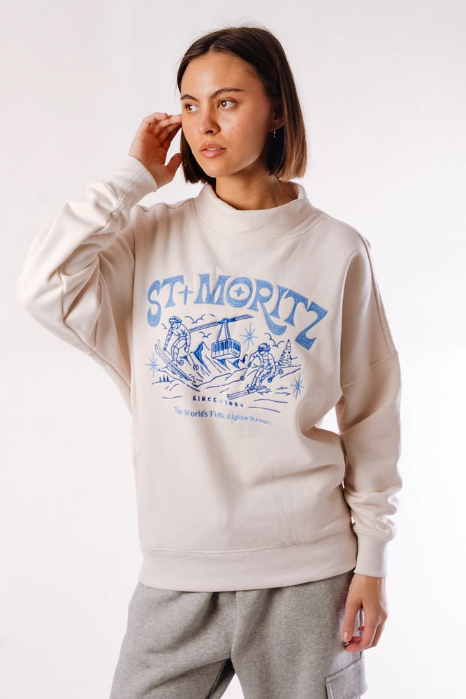 Moritz Funnel Neck Sweatshirt