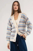 Multicolour Boyfriend Cardigan